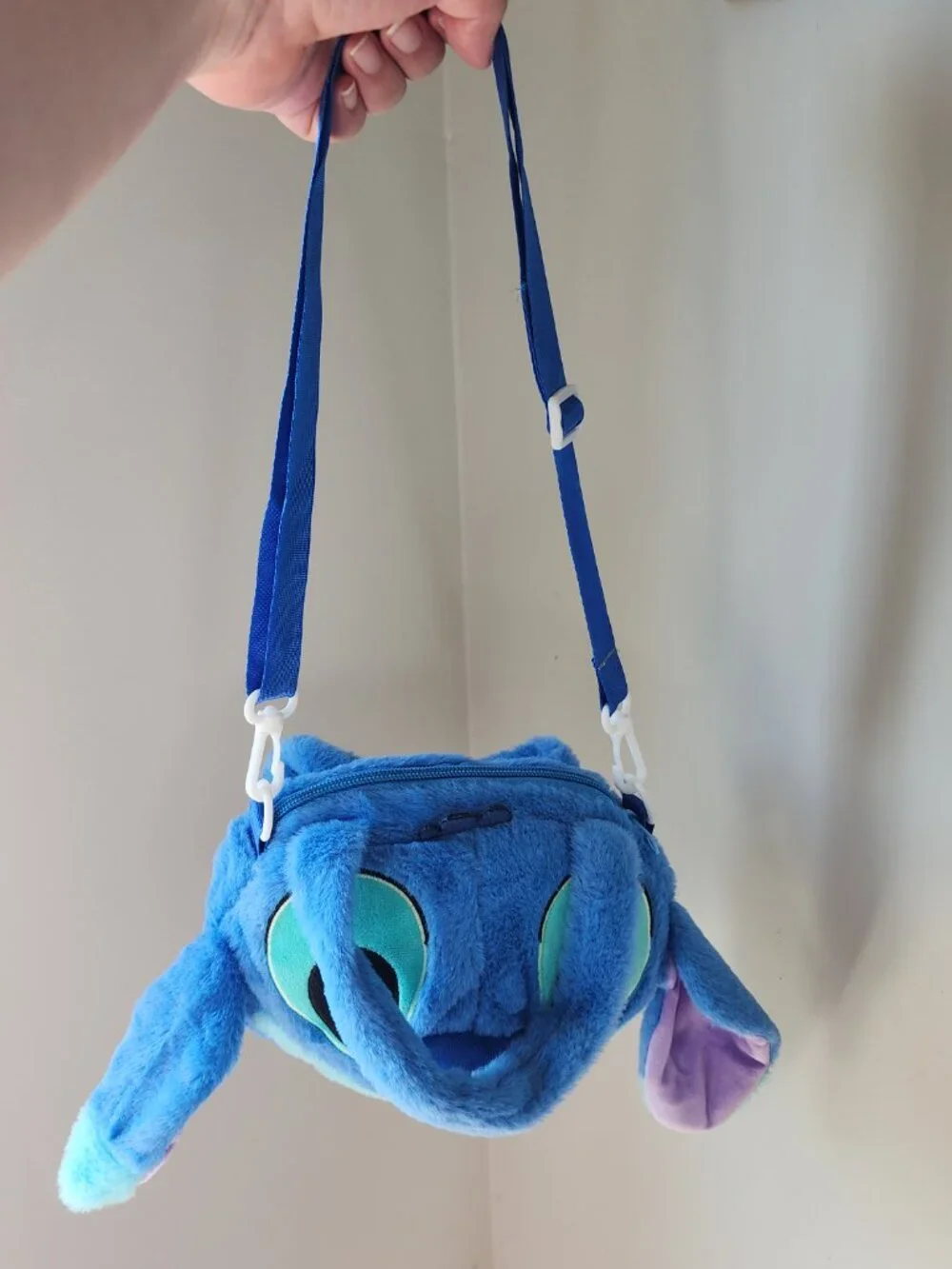 Stitch Plush Crossbody Bag, Adjustable Strap